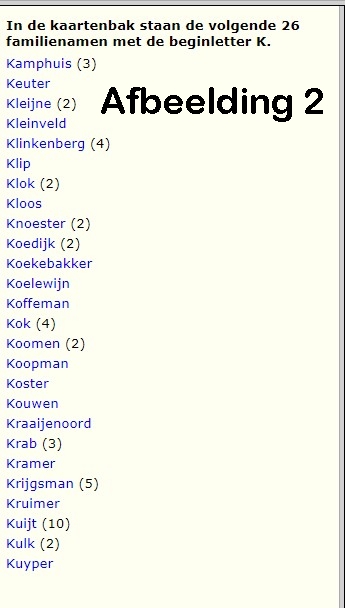 Namenlijst